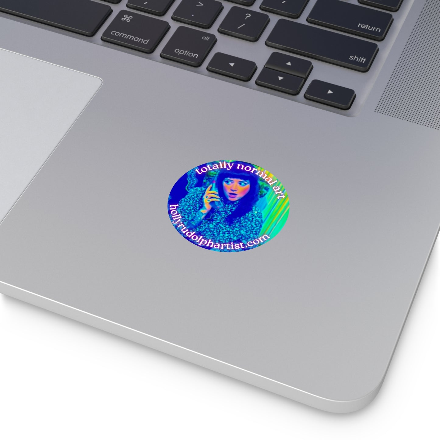 sticker - totally normal art - 2” vinyl sticker
