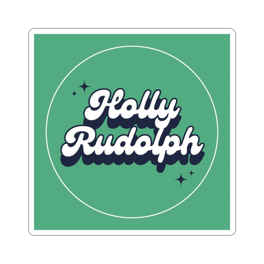 green sticker retro promo