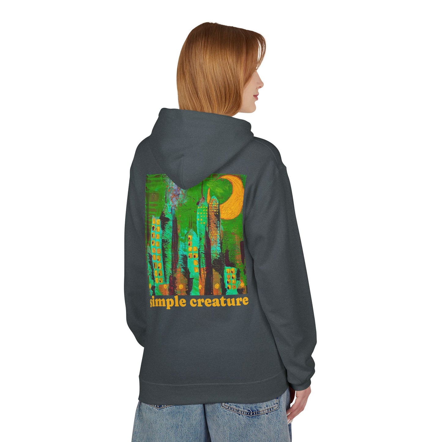 ‘simple creature' hoodie - city at night album art hooded sweatshirt