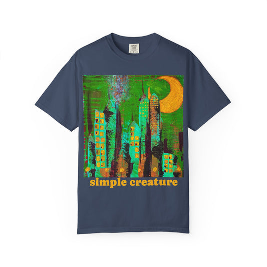 simple creature t-shirt - painting by the artist