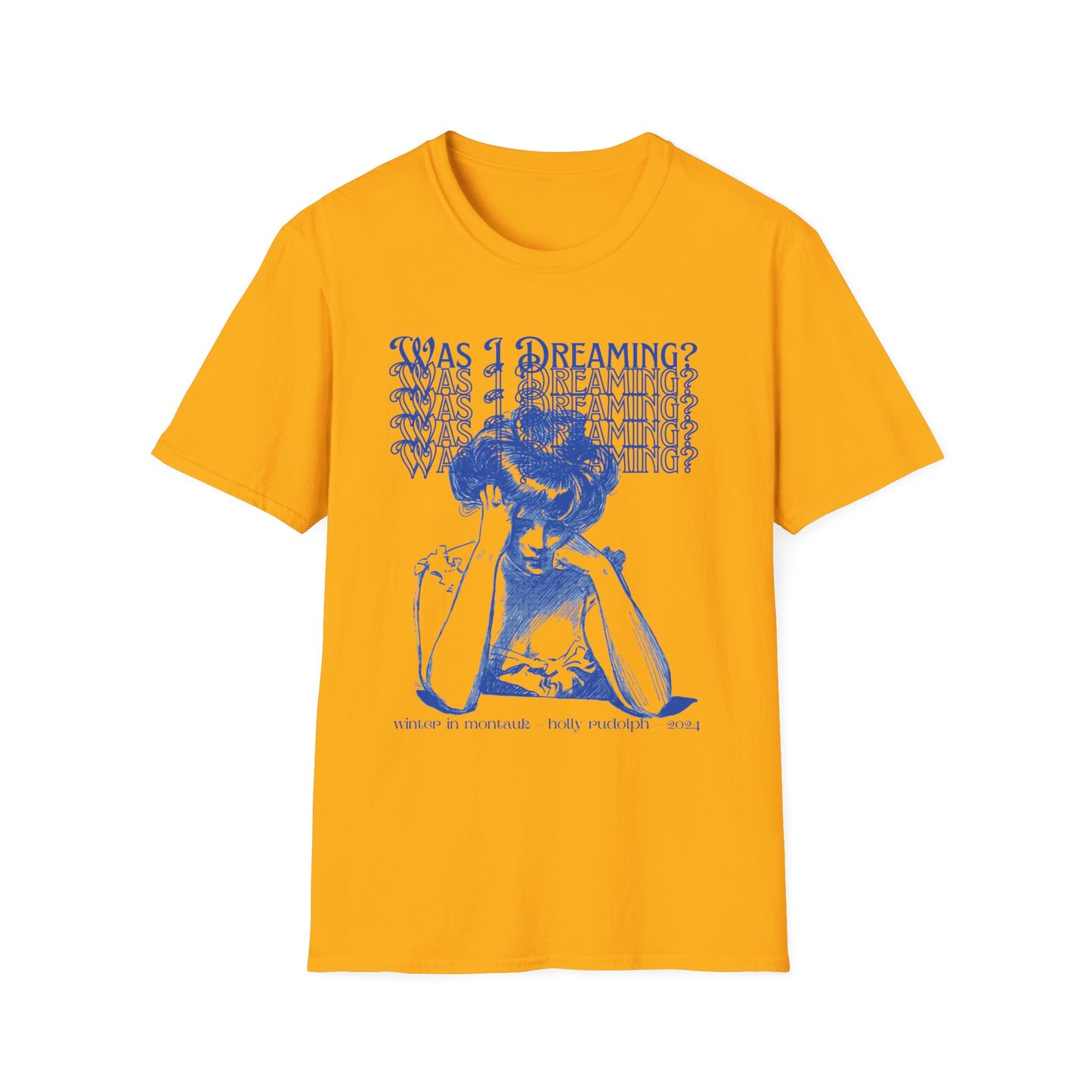 Was I dreaming? Winter in Montauk 2024 Unisex T-Shirt - Retro Art Tee