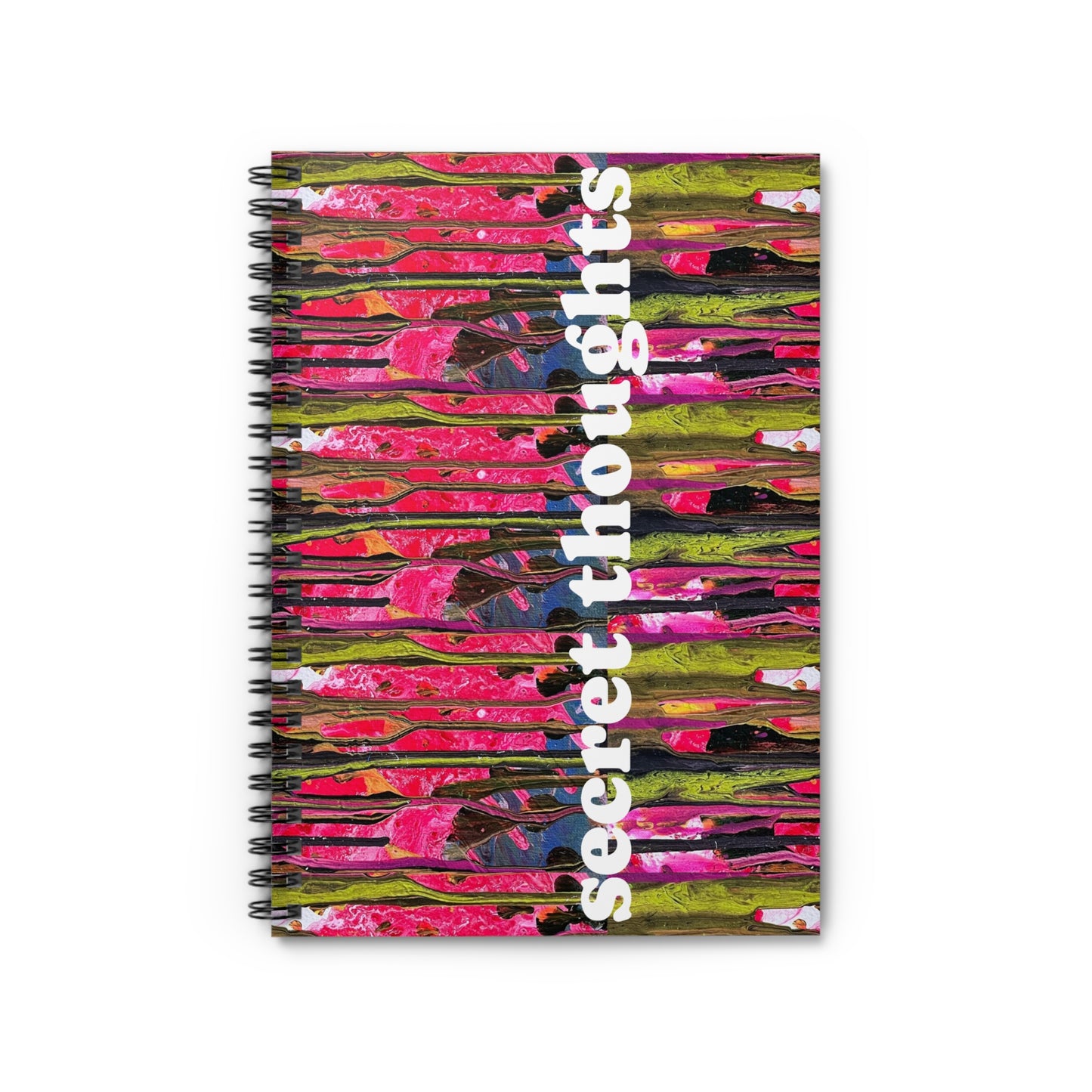 secret thoughts spiral notebook