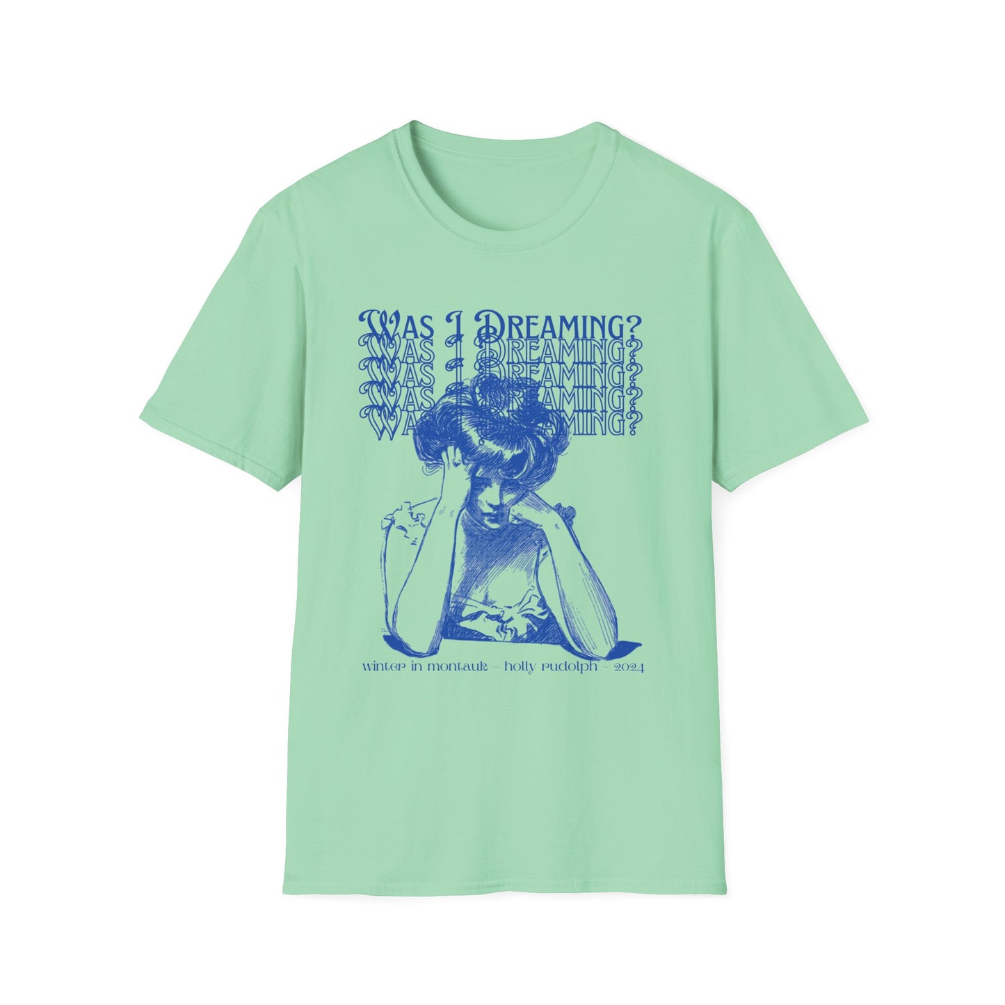 Was I dreaming? Winter in Montauk 2024 Unisex T-Shirt - Retro Art Tee